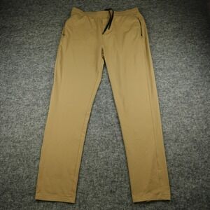 Public Rec‎ Pants Mens 40X36 Tan Gamechanger Sweatpants Styled Tapered Casual